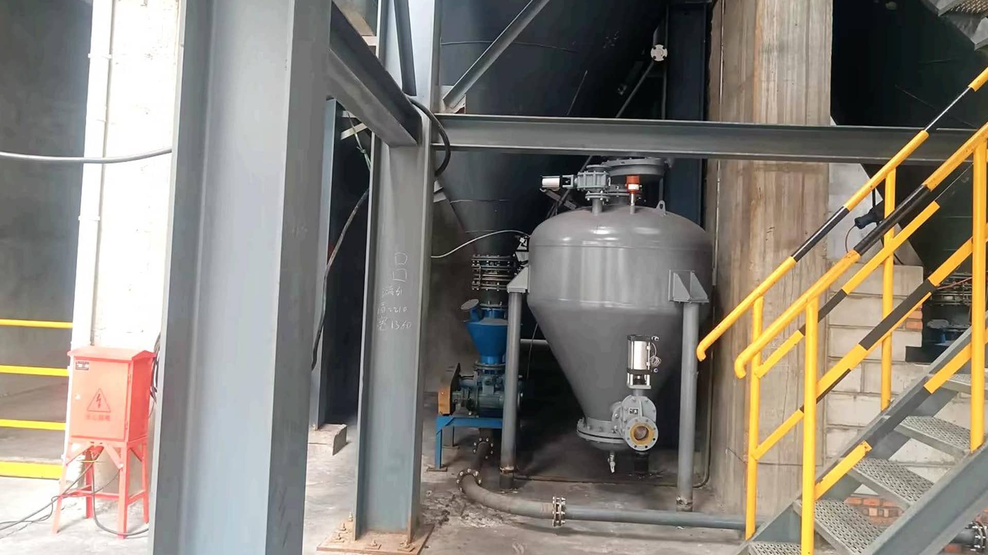 碳酸钾肥气力输送