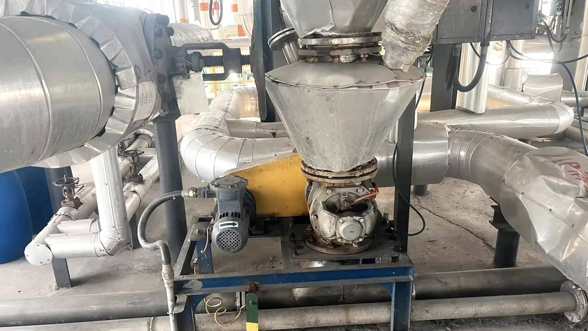 石膏灰粉气力输送