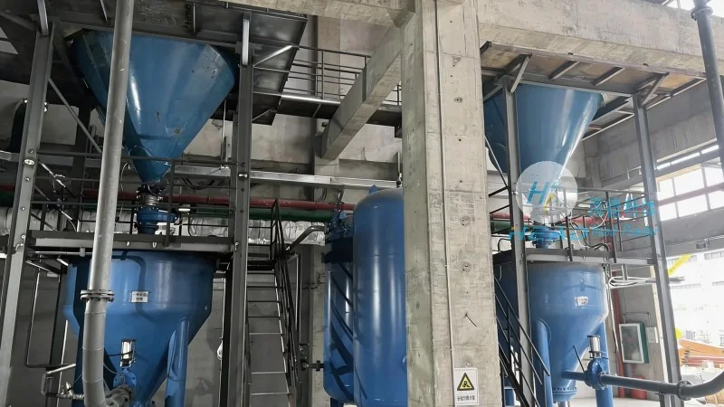 湖北黄石脱硫剂耐磨管道输送实例