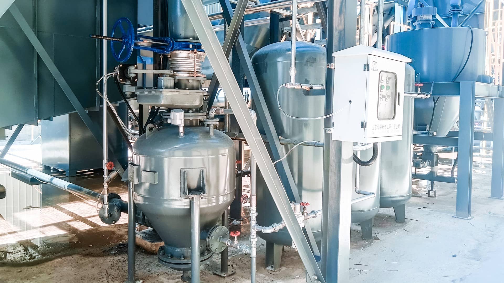 稻谷壳灰气力输送