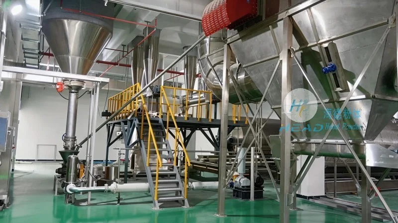 干黄豆粉体气力输送线