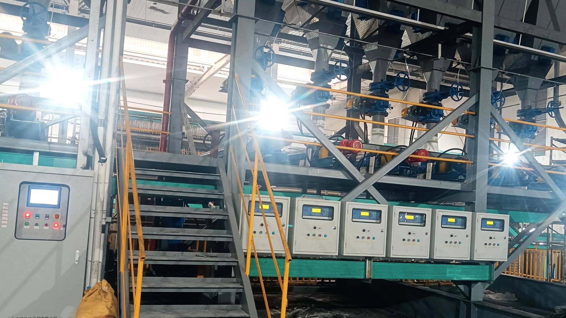 白豆片气力输送